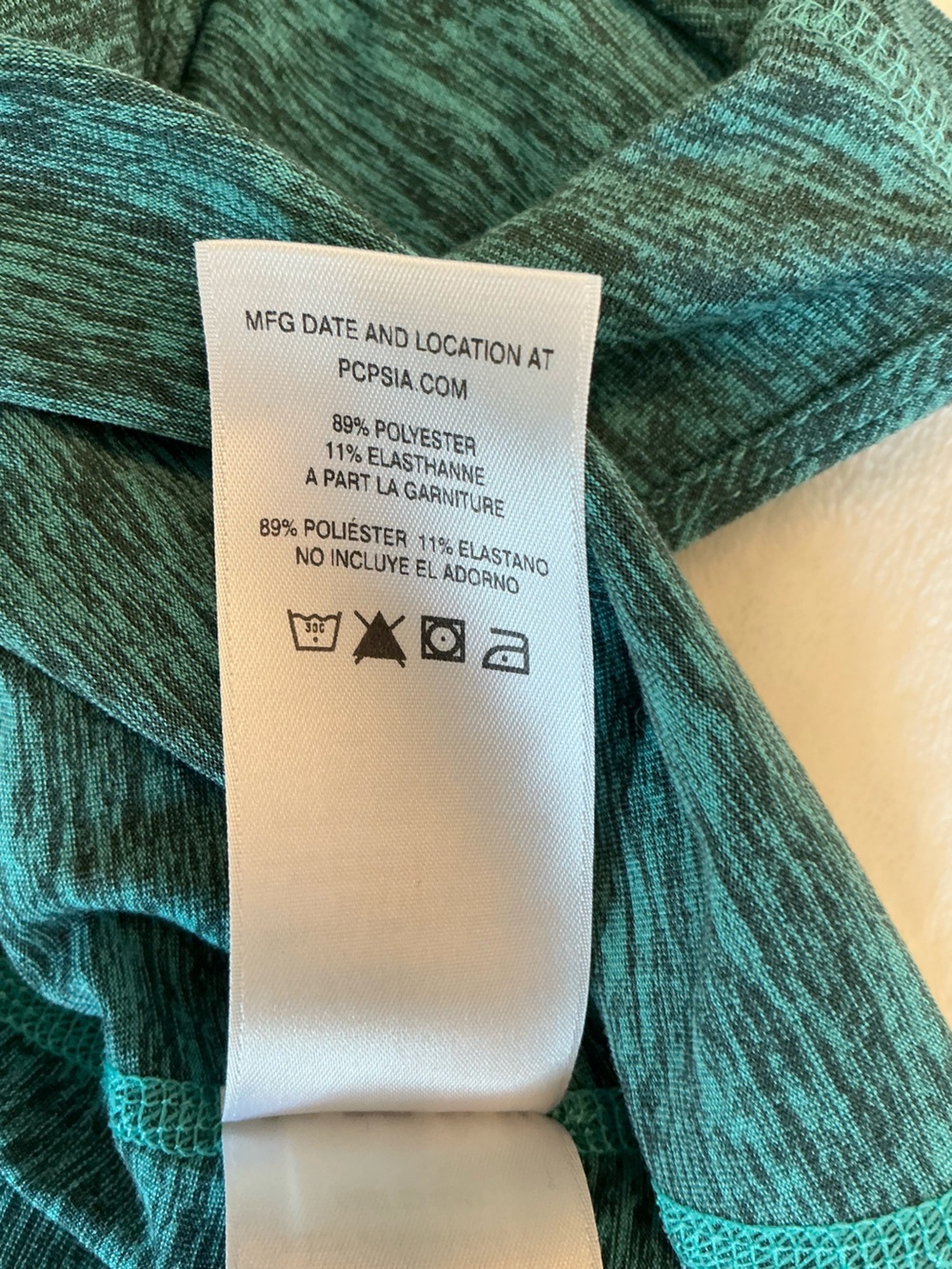Patagonia Seabrook Sleeveless Travel Dress Size Large Heathered Teal Green - Picture 5 of 9